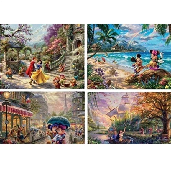 4 in 1 Multipack - Thomas Kinkade - Disney Dreams Collection - Picture 7 of 7
